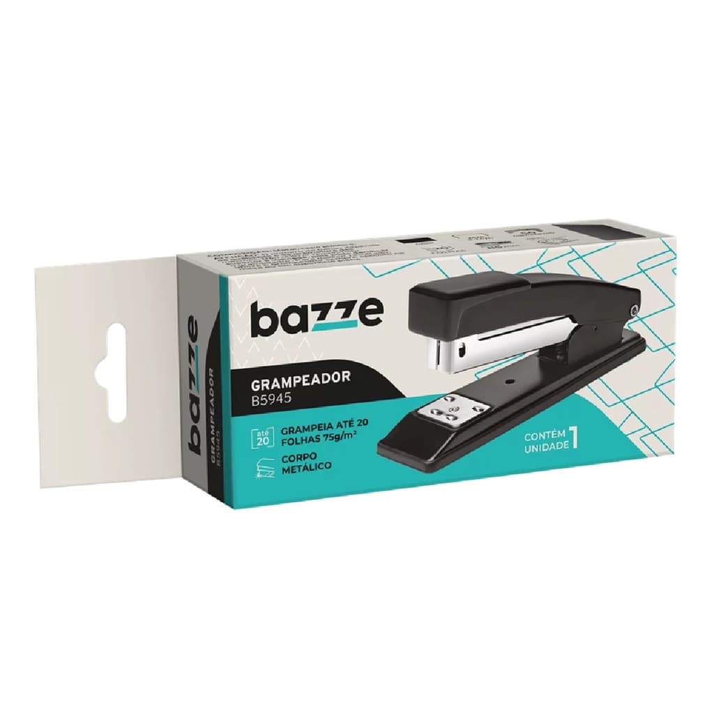 Grampeador B5945 p/20 Folhas 26/6 e 24/6 - Bazze