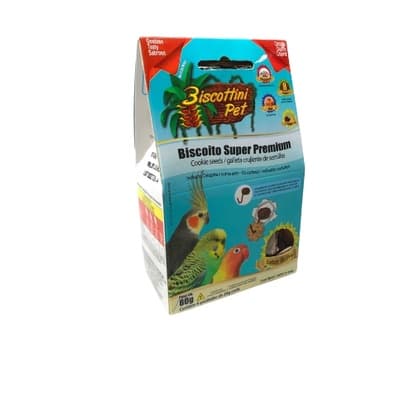 Biscoito Biscottini 80g + bloco semente Para Calopista