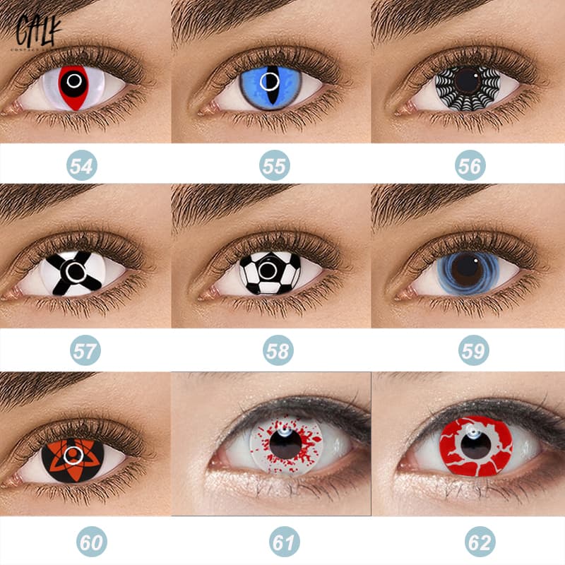 Japon S Dos Desenhos Animados Naruto Cosplay Olhos Cosm Ticos Contato Lentes De Halloween