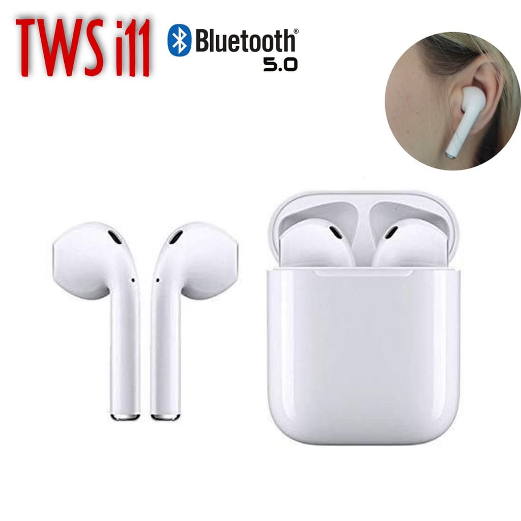 Fone de ouvido i11 Bluetooth sem fio Tws Qualidade para iPhone 12 / 12 PRO MAX