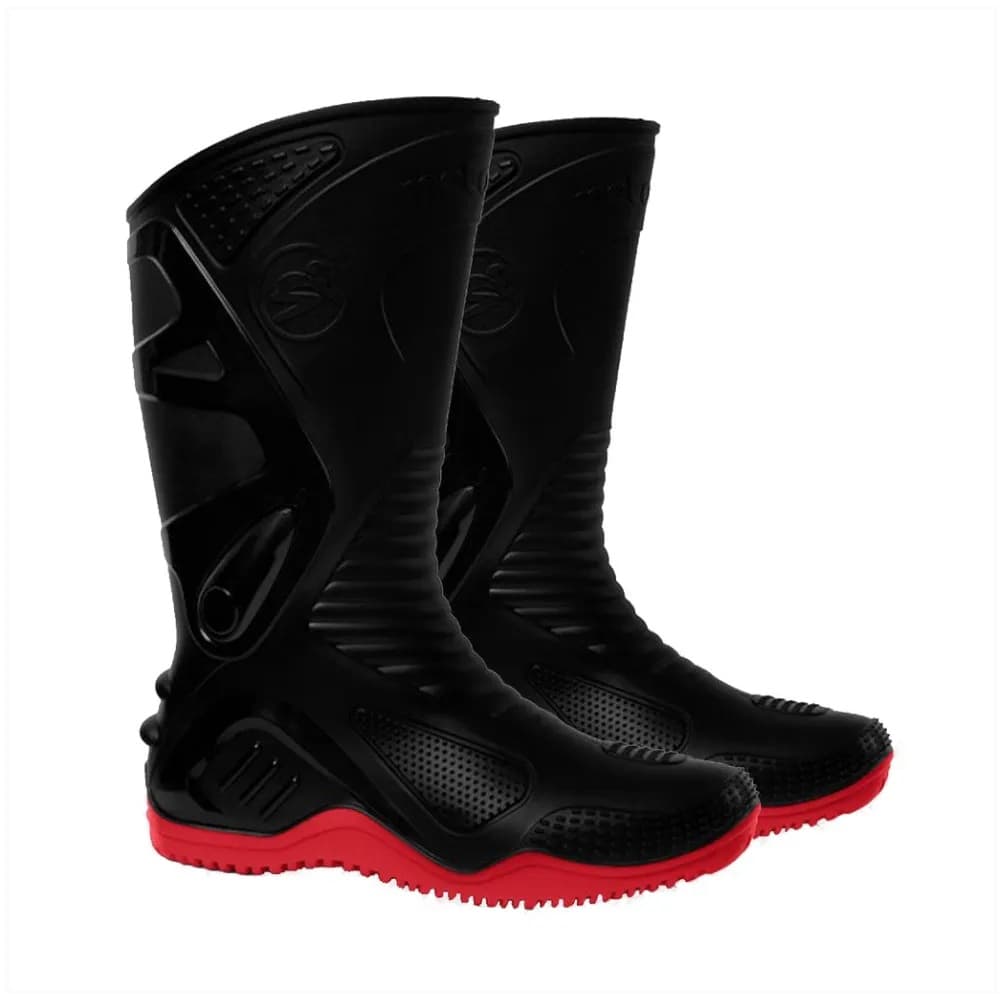 Bota De Pvc Para Motociclista Impermeavel Motosafe - Bracol