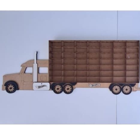 Expositor de Carrinhos Hot wheels 95x40 para 49 Carrinhos