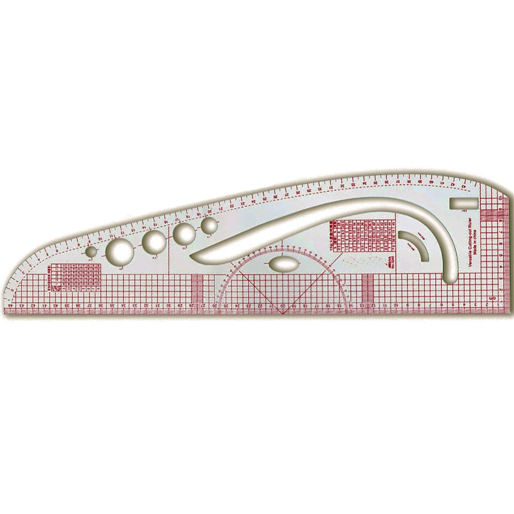 Regua Flexivel Costura Patchwork Modelista Alfaiate Curva X3245