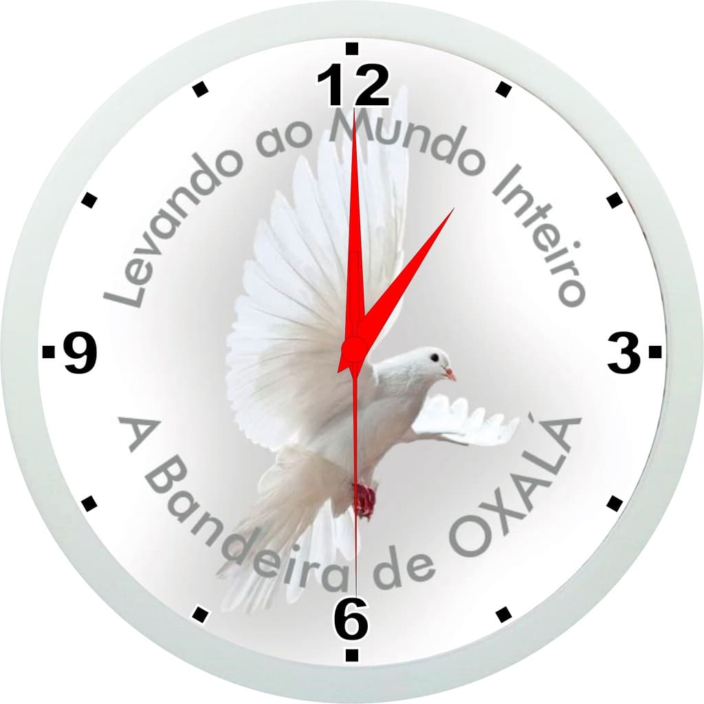 Relógio De Parede Personalizado Umbanda 1 - Classico 24cm