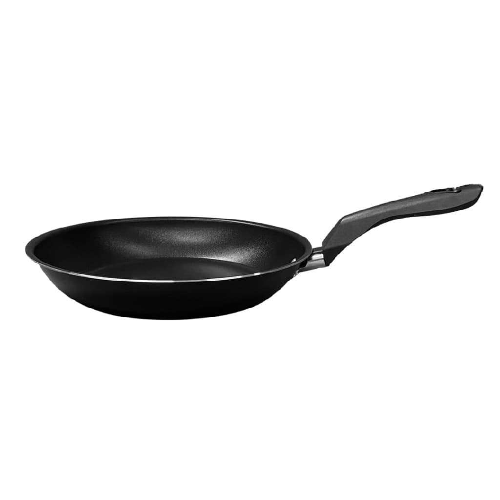 Frigideira Francesa 18cm Pequena Preta Alumi-Aço Linha Premium J4TECH Alumínio Antiaderente Teflon Ultra Resistente
