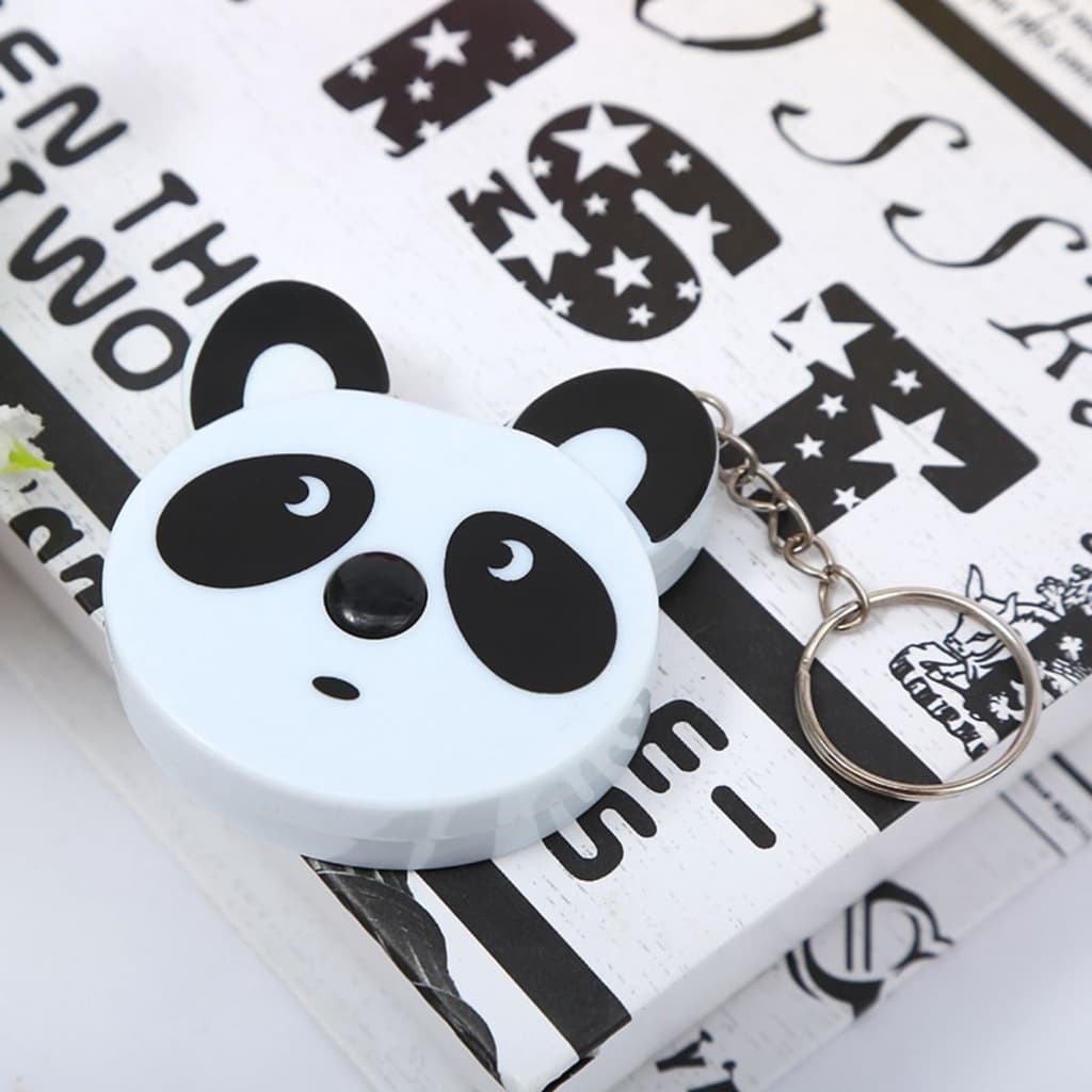 Trena Fita Métrica Retrátil Medida Corporal E Costura Panda