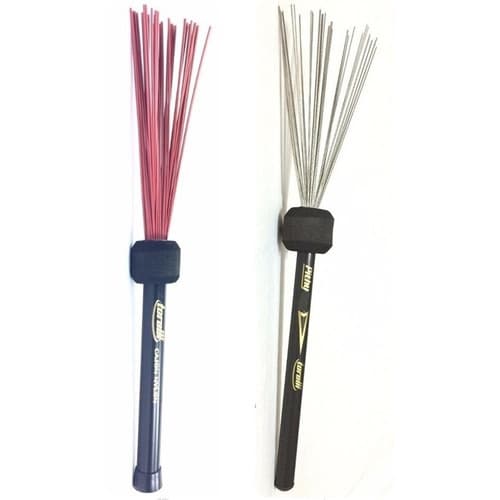 1 Vassourinha Pithy Aço + 1 Pithy Nylon Para Cajon Torelli