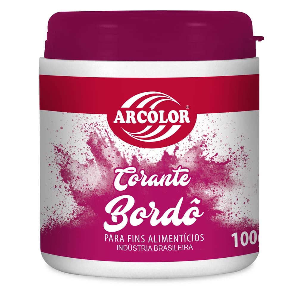 Corante Vermelho Bordô 100 gr Arcolor