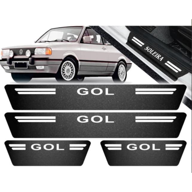 Soleira De Porta Branca P/ Vw Gol G1 Quadrado