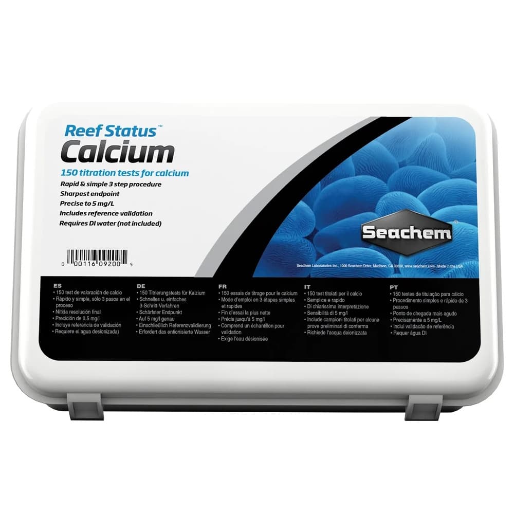 TESTE DE CÁLCIO SEACHEM REEF STATUS CALCIUM - 150 Testes