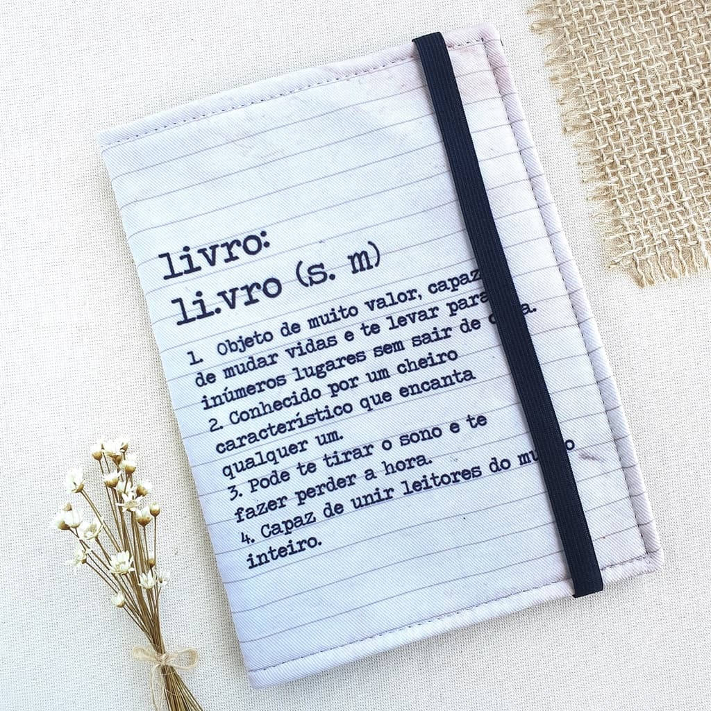 Capa Livro Kindle em tecido Frases, Read More Books ou Paperwhite