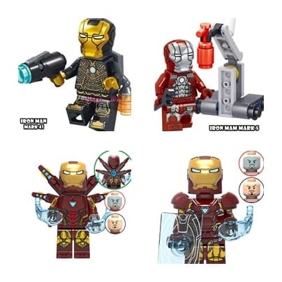 Boneco Lego Homem De Ferro Bonecos De Montar Vingadores Marvel