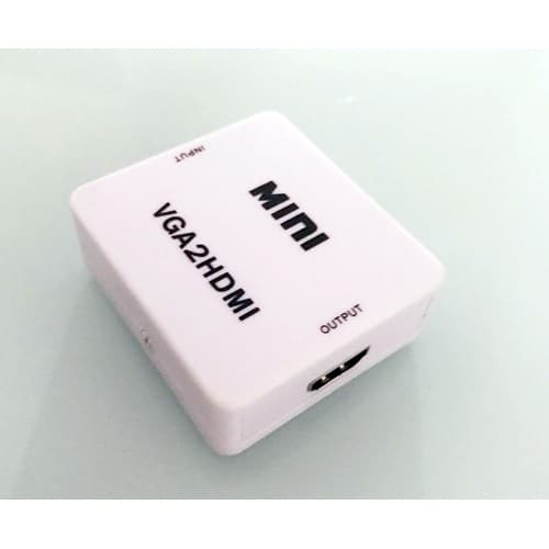 Cabo Adaptador Mini Conversor Vga Para Hdmi Com Áudio/vídeo