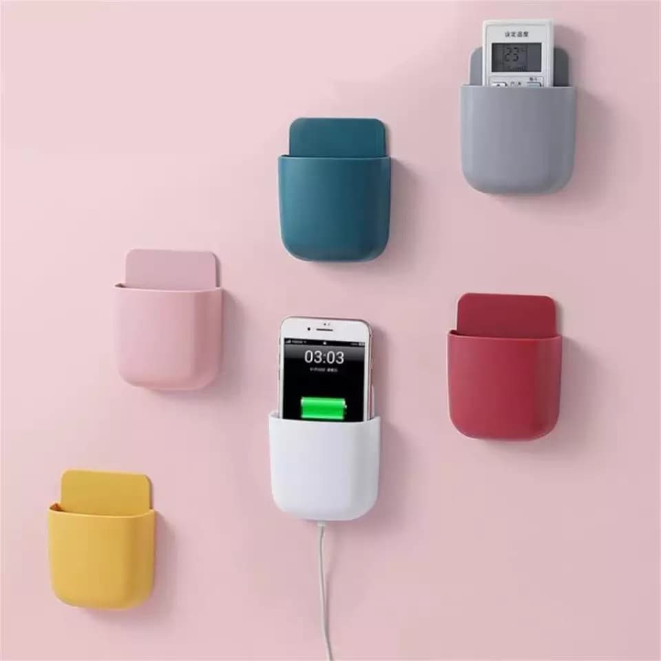 Kit 2 Suporte Celular E Controle Remoto Organizador Adesivo Porta Treco