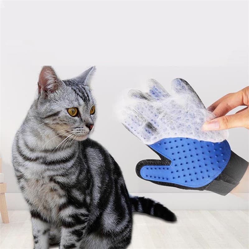 Luva Escova Nano Magnética Tira Pelos Dos Pets Cães E Gato
