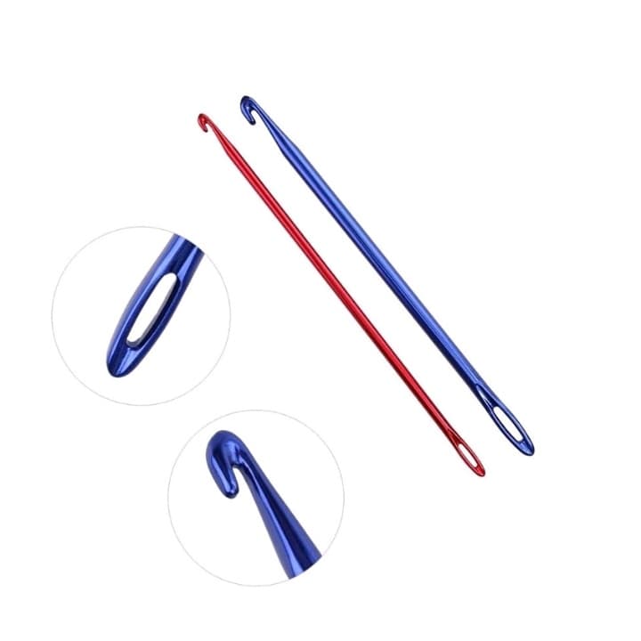AGULHA DE CROCHET KNOOKING  6.0 mm  4.0 mm e 3.0 mm