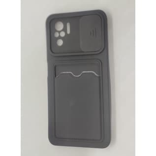 Capa de Celular suporte cartão e proteção câmera Note10 5G