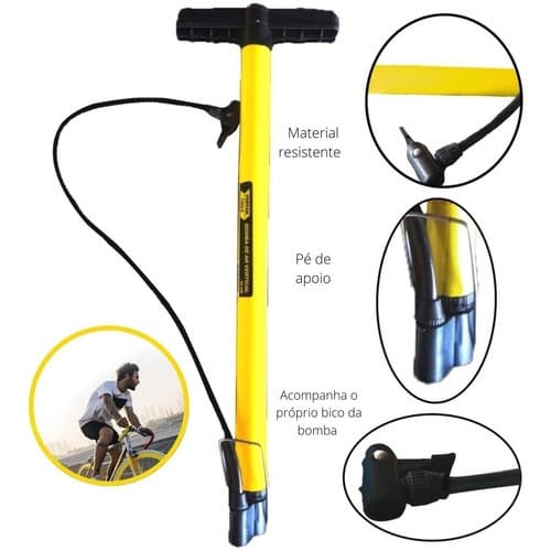 Bomba de Ar Para Bicicleta Fertak