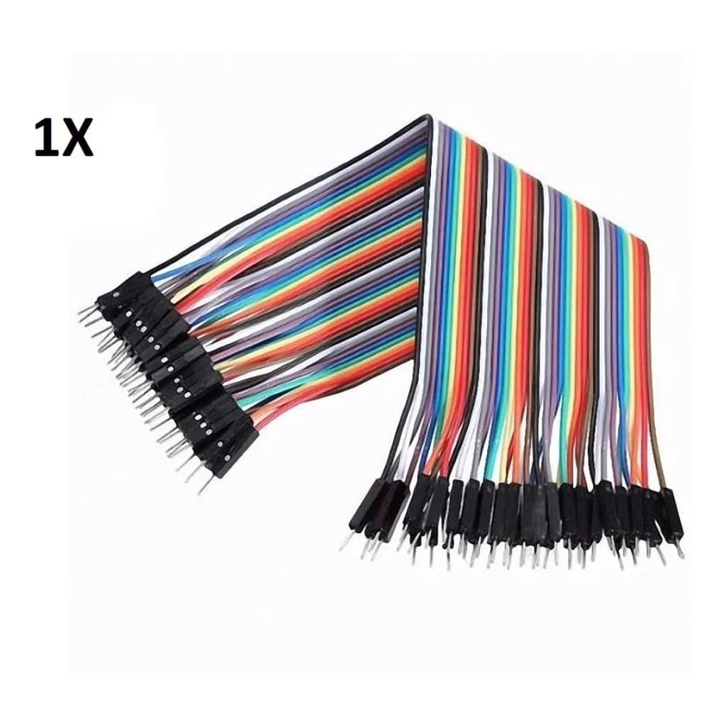 Jumper Fio 40/pcs De 30cm Macho/ Macho Para Arduino