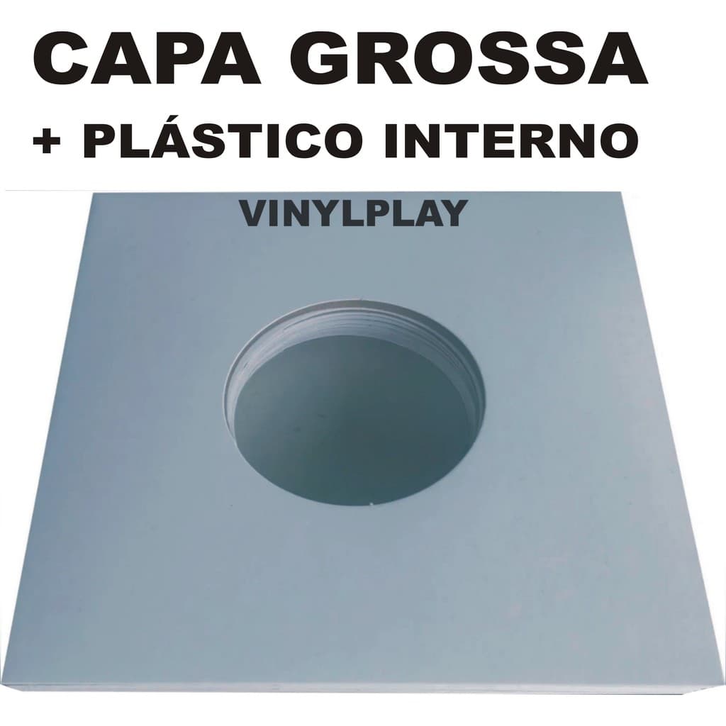 Gna Nostalgia / 10 Capas Grossas Para "12" Polegadas Single, + 10 Plásticos Internos Grátis Lp Vinil Discos  Próprias Para Armazenas Seus Discos Raros Dj´s E Colecionadores