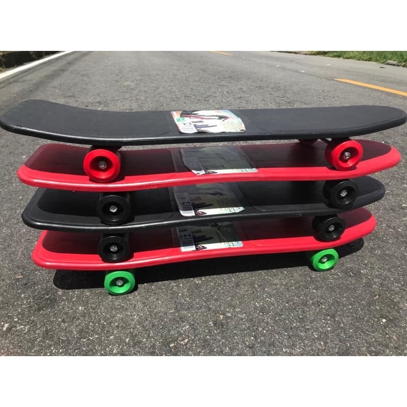 Skate Infantil Colorido para Crianças Divertido Radical 58cm