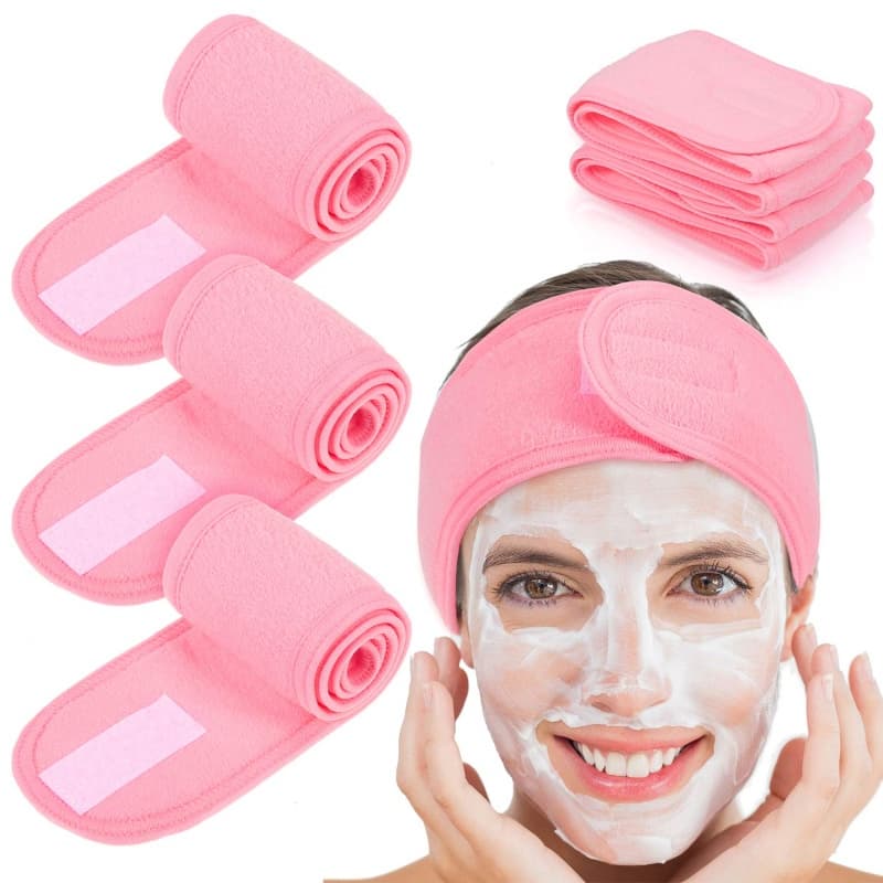 Faixa Tiara Para Cabel Maquiagem Estética Limpeza Skin Care
