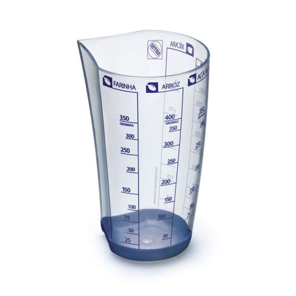 Copo Graduado Medidor 500Ml Com 5 Medidas - Arthi Acrilico