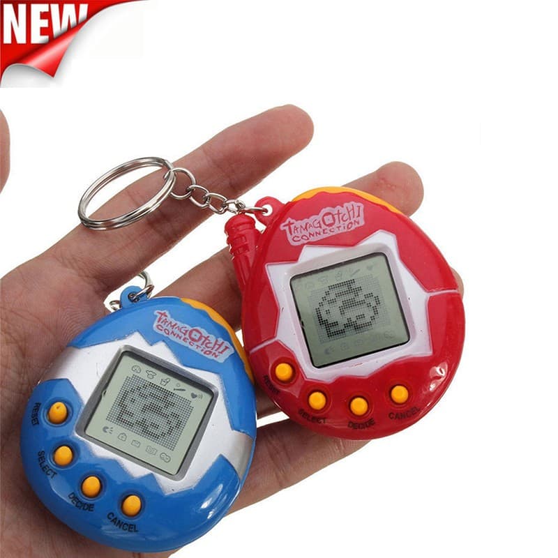 Quente ! Nostálgico 49 Animais De Estimação Em Um Brinquedo Virtual Cibernético Digital Para Chaveiro Engraçado Presente