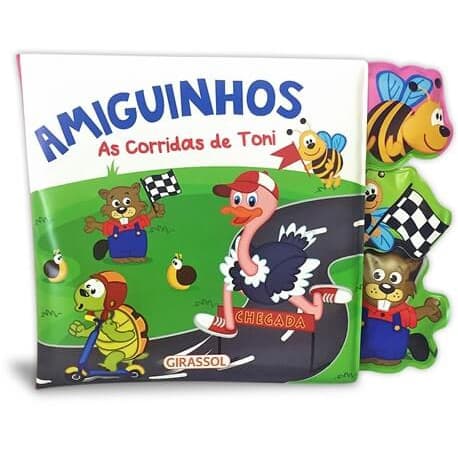 LIVRO DE BANHO AS CORRIDAS DE TONI