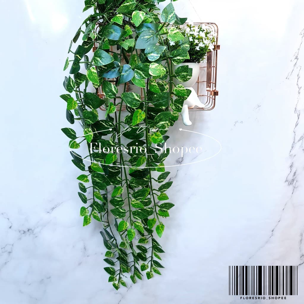 Planta Folhas Artificial P/ Decoração Casamento, Arranjos, Decorar Festas pendura e planta verde