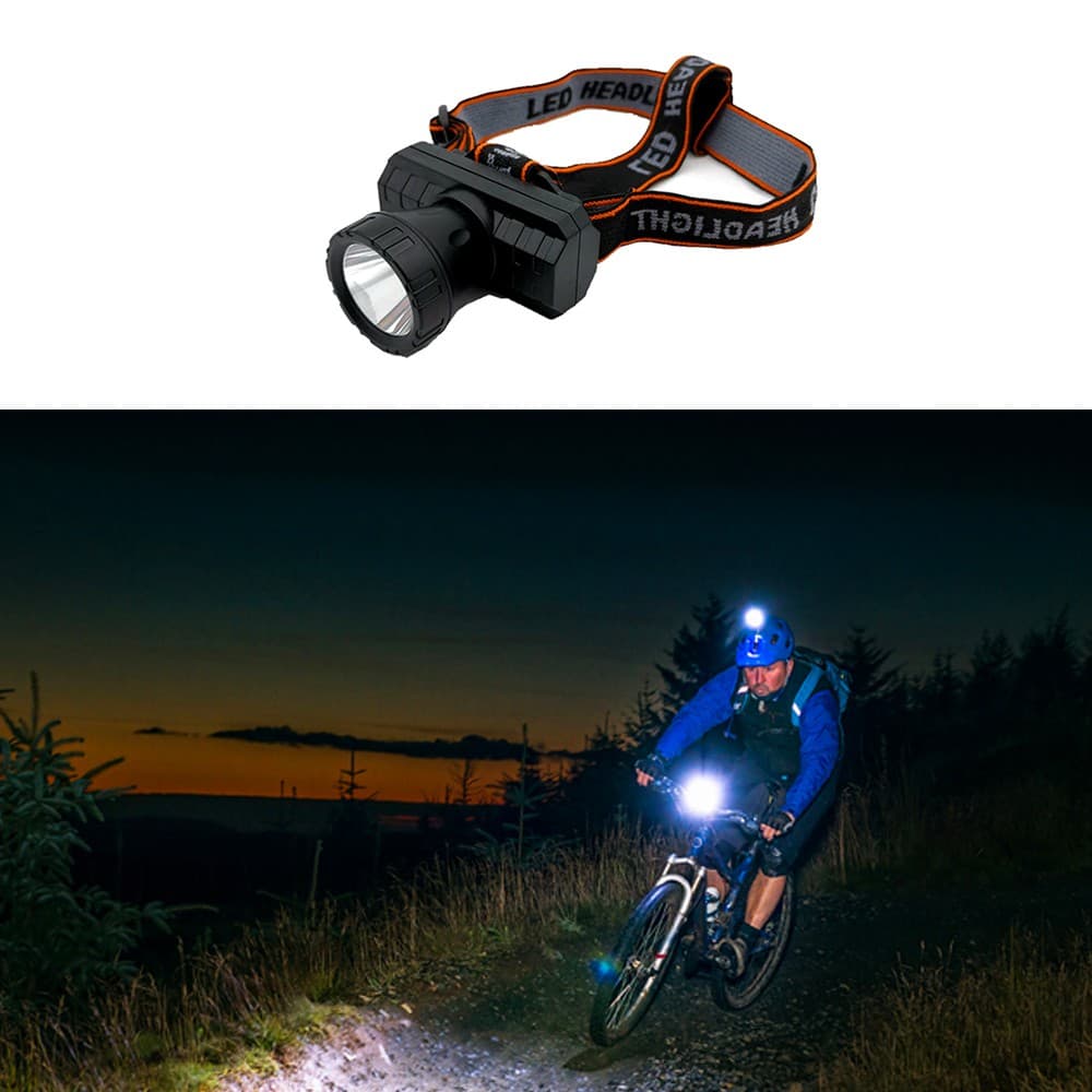 Lanterna para Capacete Bike Ciclismo LED USB Recarregável Profissional