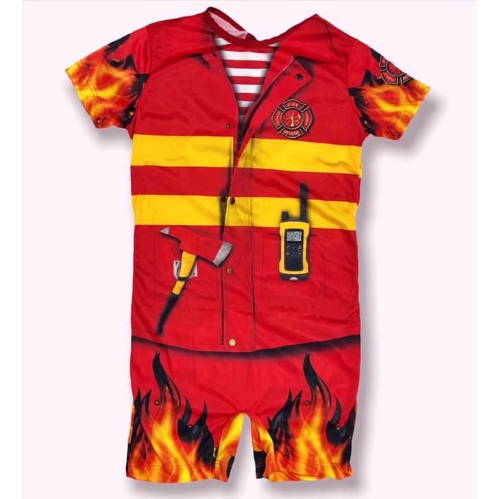 Fantasias Temática Bombeiro Infantil Masculina Heróis Barato Menino Promoção