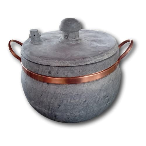 Panela De Pedra Com Pressão 3,5lts