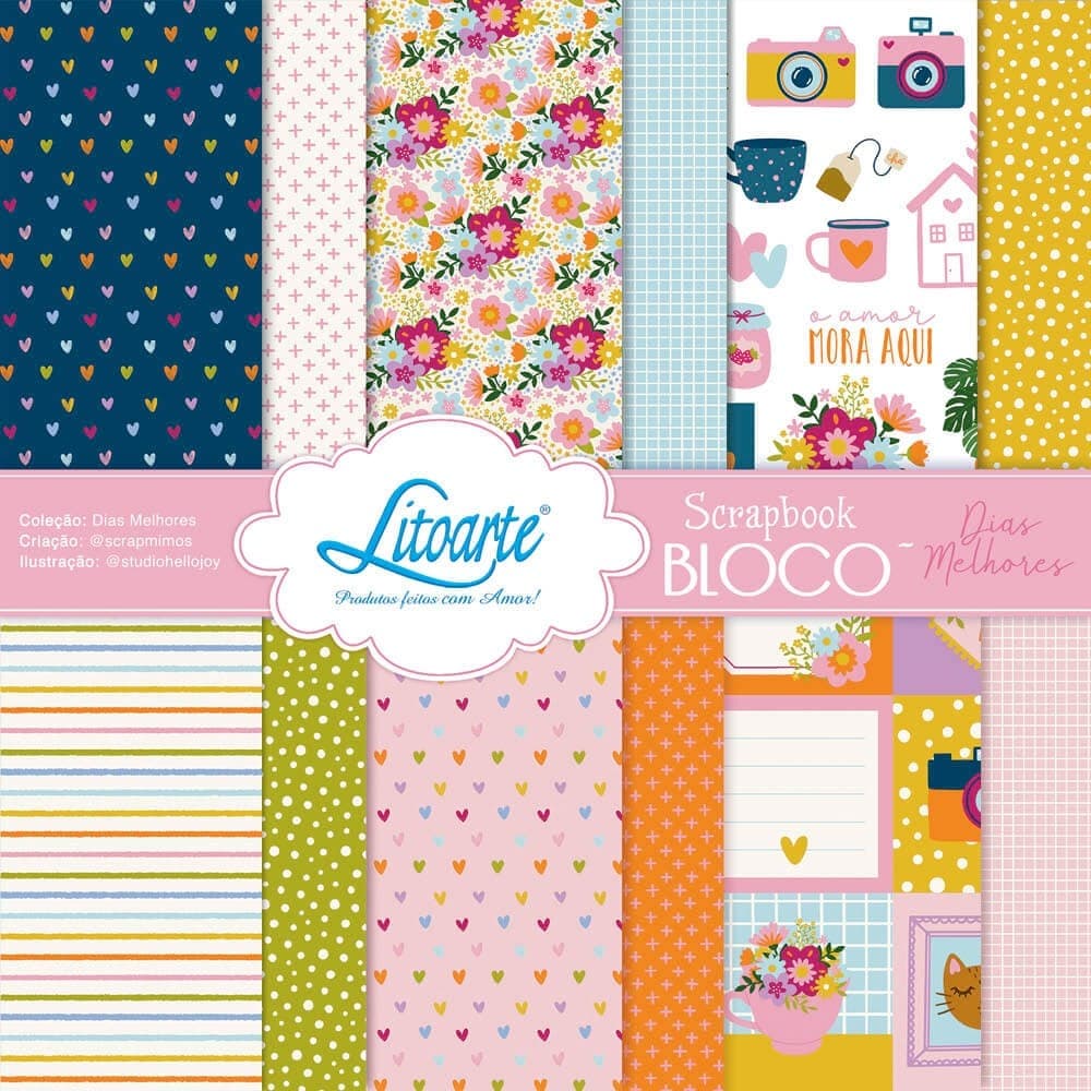 Bloco LT - 15x15cm - Dias Melhores
