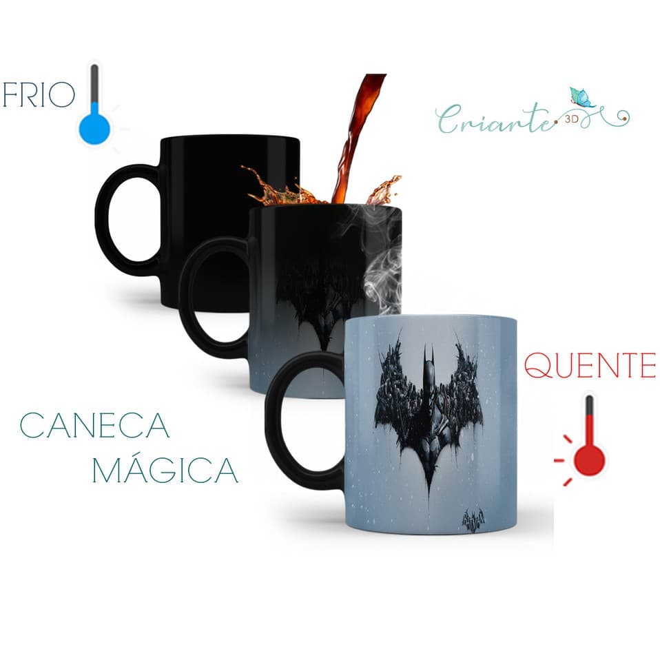 Caneca Porcelana Mágica Coleção Batman #12