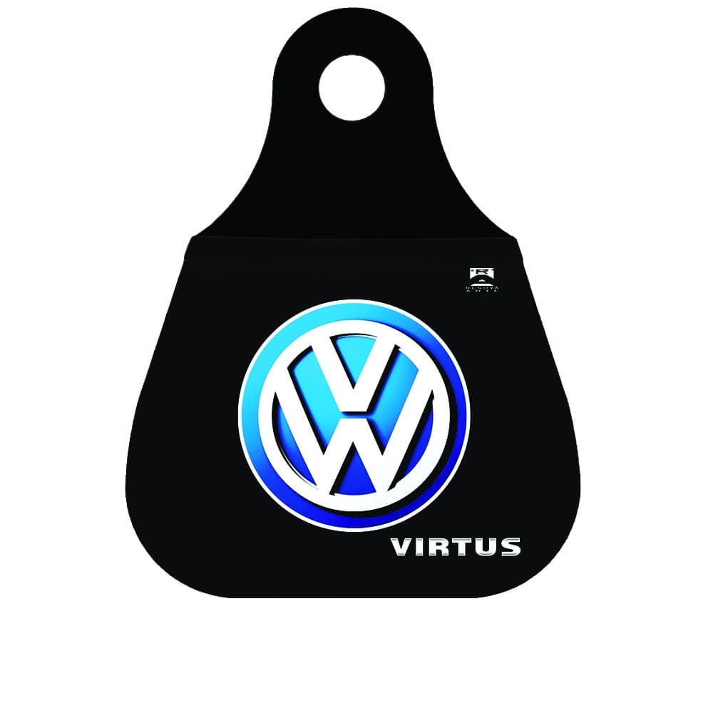 Lixinho lixeira lixo para cambio de carro Volkswagen Logo Azul Virtus
