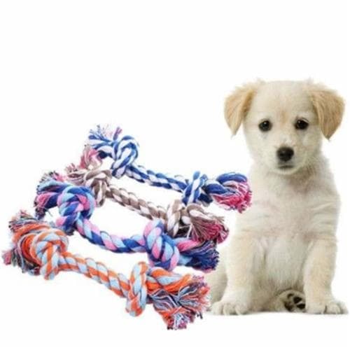 Brinquedo Corda Nó Crochê Brinquedo Mordedor P/ Cães Cachorro Pet Cabo De Guerra