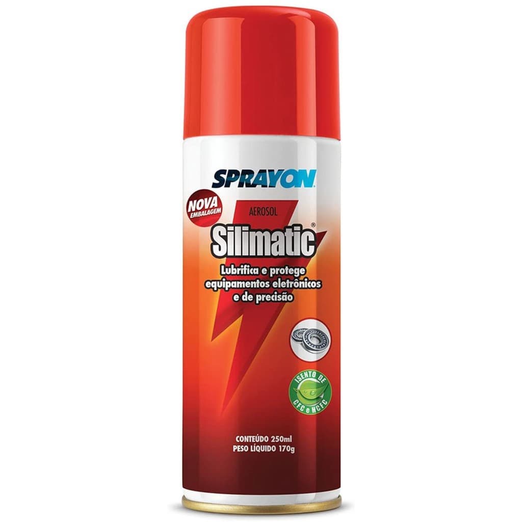 Silimatic Aerosol Lubrificação Seca 300ml Sprayon