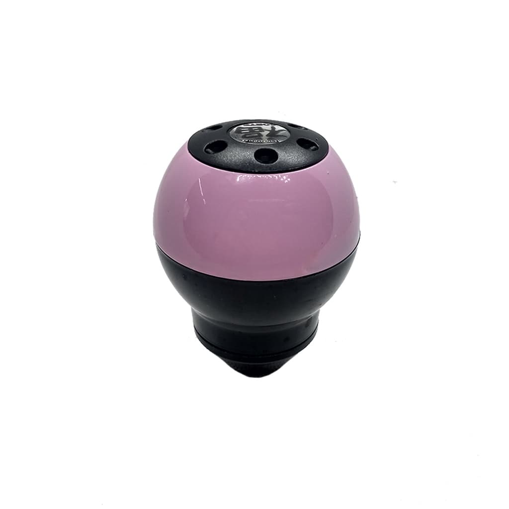 Manopla Cambio Carro Tuning Universal Rosa Preto Redonda Anel de ré