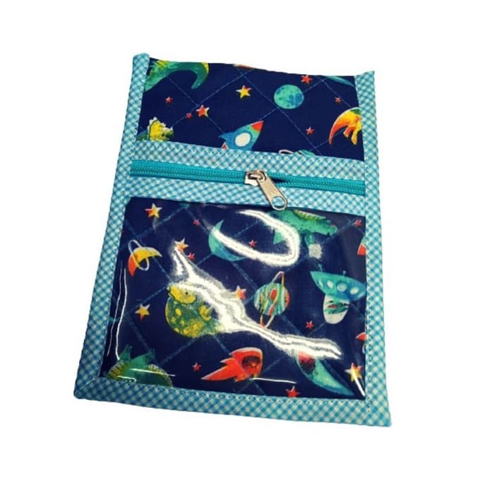 Kit Higiene Escolar Infantil com Toalha e Divisórias Organizador de Mochila Menino Másculino