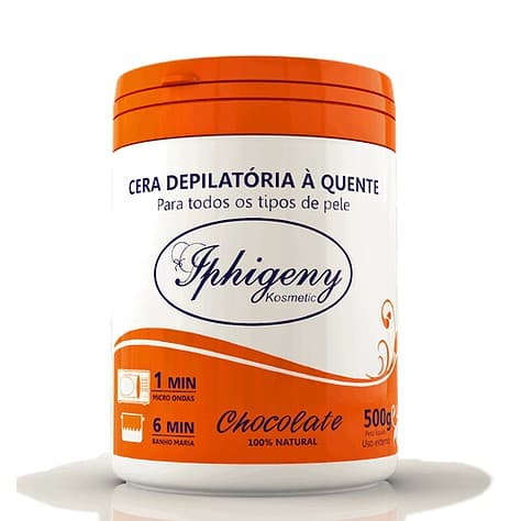 Cera depilatória Iphigeny 500g Chocolate