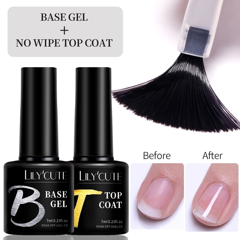 LILYCUTE 7ML Geléia Reflexiva UV Gel Unha Polonês Base Sem Limpar Casaco Superior Casca De Ovo Arte Do Prego Embeber For