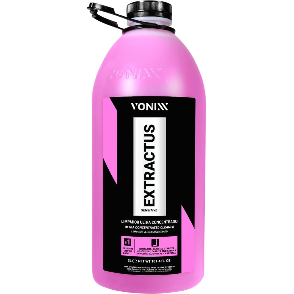 Extractus Sensititve 3L Vonixx Limpador Ultra Concentrado para Tecidos Delicados e de Fibras Naturais