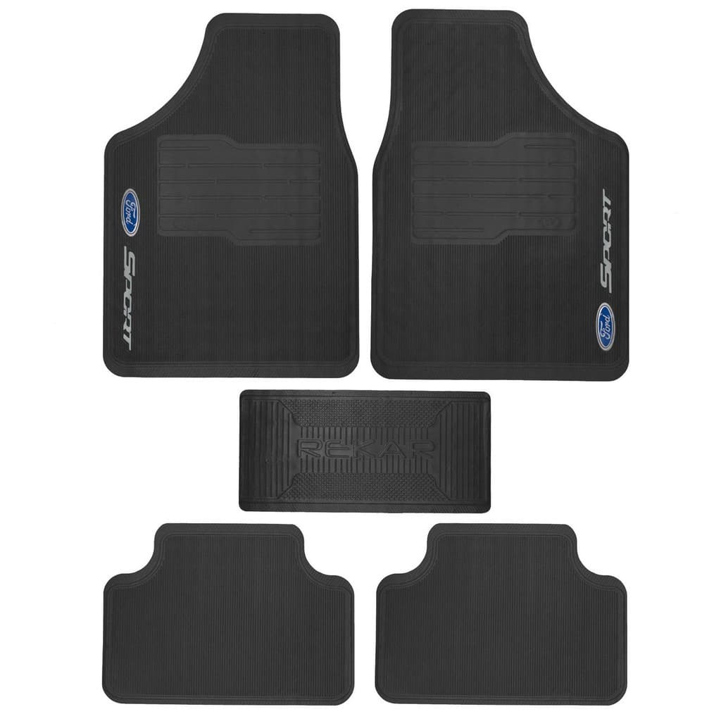 Tapete de Carro Ford 5 pçs – Ká, Fiesta, Ecosport, Escort, Fusion - Tapete Automotivo, Tapete para Carro, Carpete Carro, Carpete para Carro
