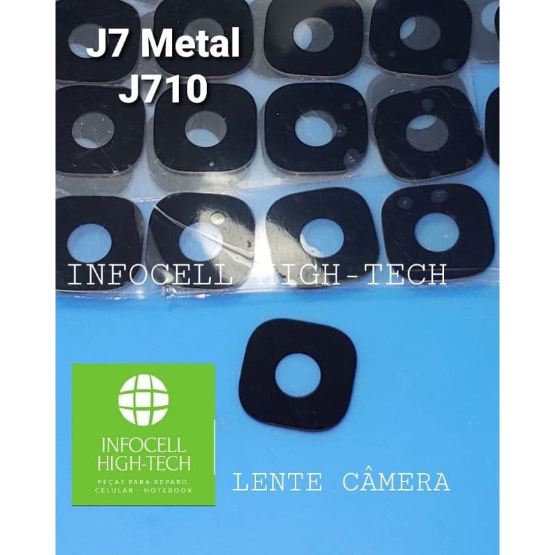 Lente vidro câmera traseira Samsung j7 metal, j710, j5 metal, j510