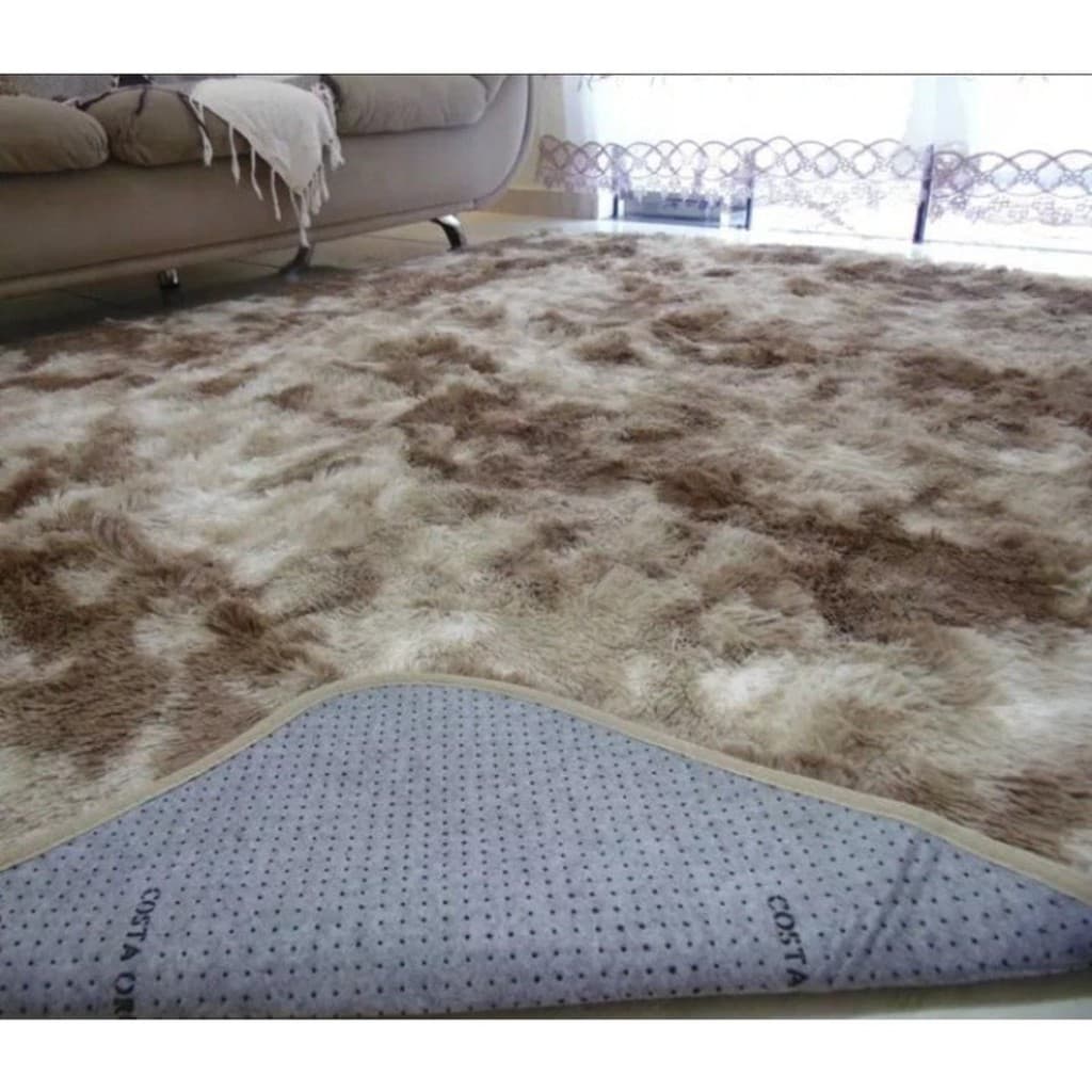Tapete De Sala 2,50 x 2,00 Peludo Felpudo Shaggy 2x2,5