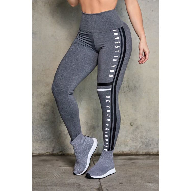 Calça Legging Leg Fitness Moda Academia Suplex Ginástica Bella