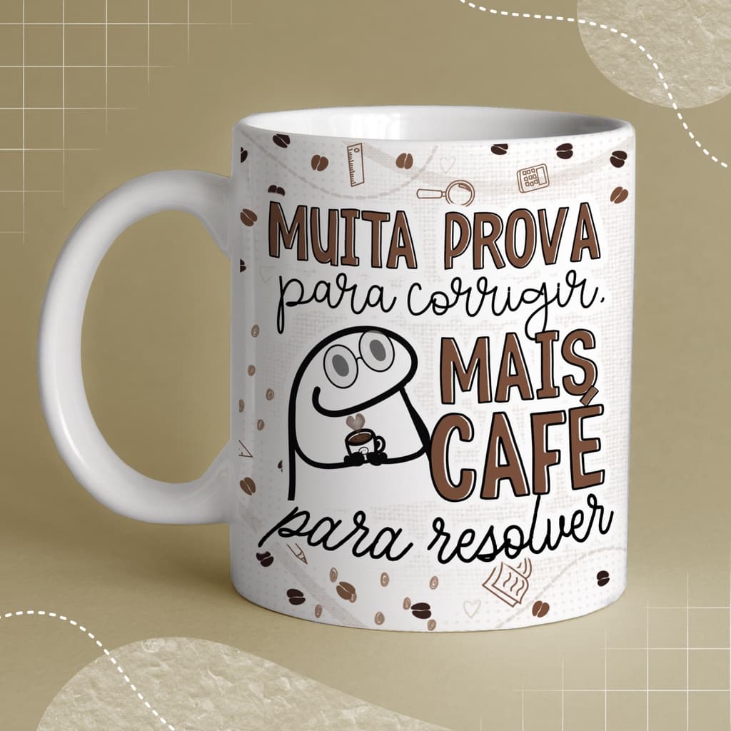 CANECA PERSONALIZADA PROFESSORES 02 - CANECA CERÂMICA BRANCA