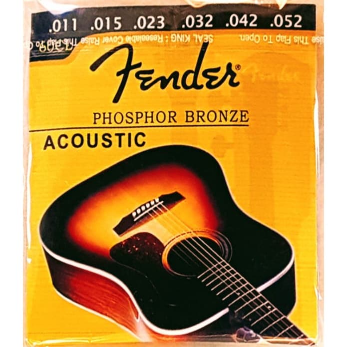 Promoção Encordoamento para violão 0.11 de aço cordas de violão Corda 011 Fender