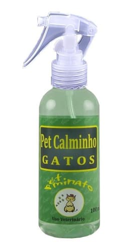Calmante Spray Para Gatos Petminato Calminho Natural Aromaterapia Anti Estresse E Irritabilidade Ajuda Gato Relaxar 120ml